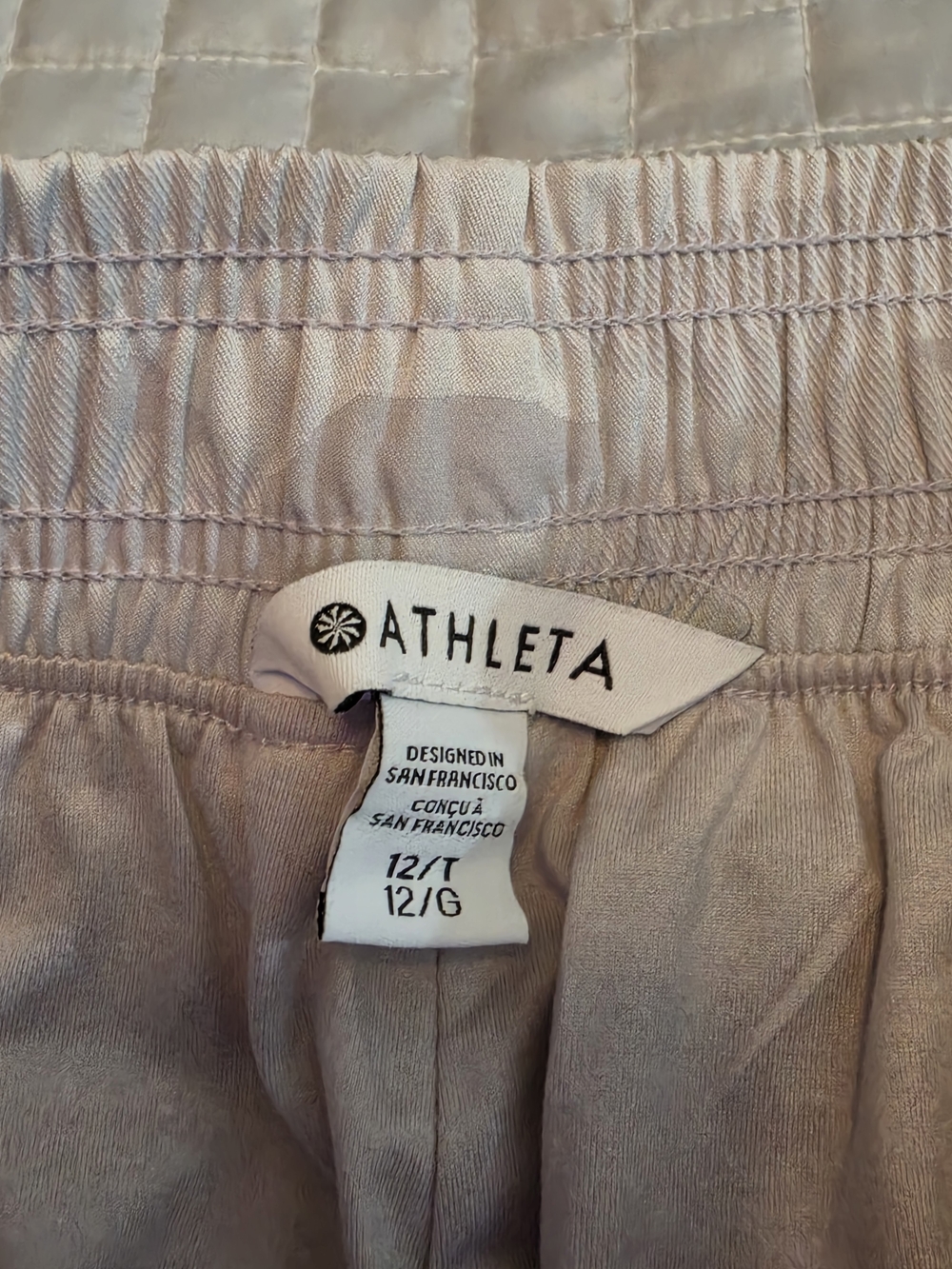 Athleta Brooklyn Lined Camo Joggers Pastel Lavender Womens 12T Camo Print - Picture 10 of 12